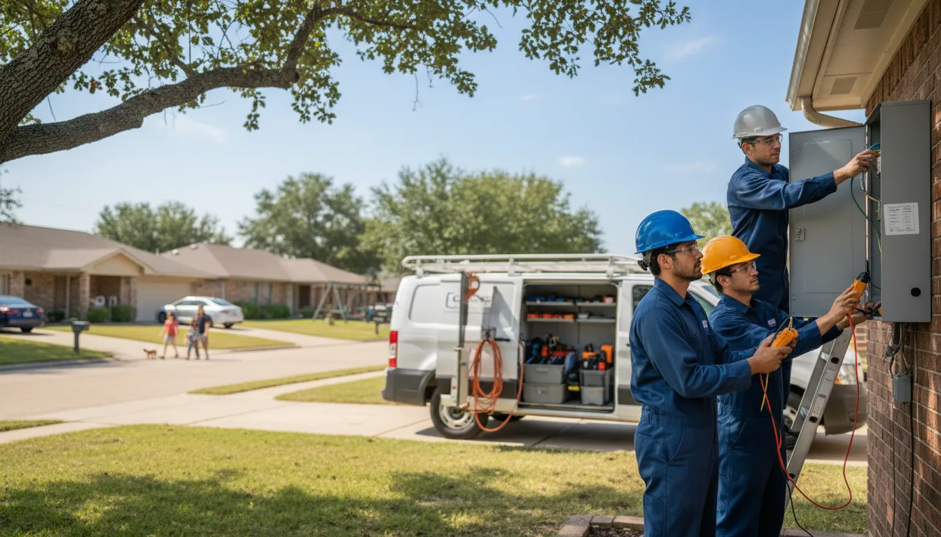 Certified electrician providing emergency electrical services in Boomer, NC